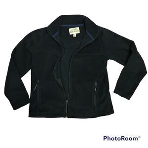 Cabela’s black fleece zip up sweater size M